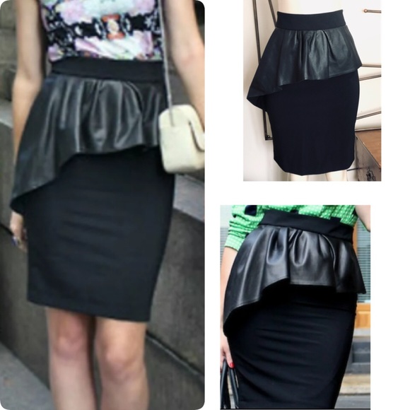 Zara Dresses & Skirts - ZARA WOMEN PEPLUM SKIRT. Sz M